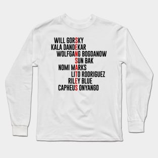 Sensates Names Long Sleeve T-Shirt